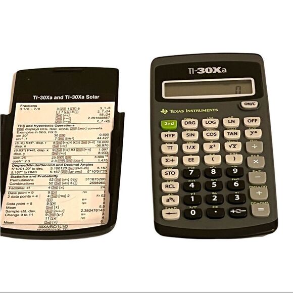 Texas Instruments TI-30Xa Scientific Calculator w/ Case - Used  tested - Picture 4 of 14